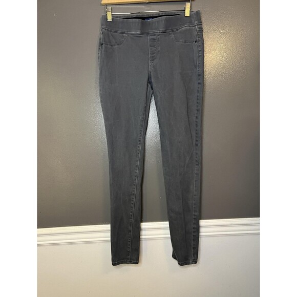 Old Navy Jeans Womens 6 Gray Rockstar Mid-Rise Skinny Jeggings Pull-On Stretch - Picture 2 of 8